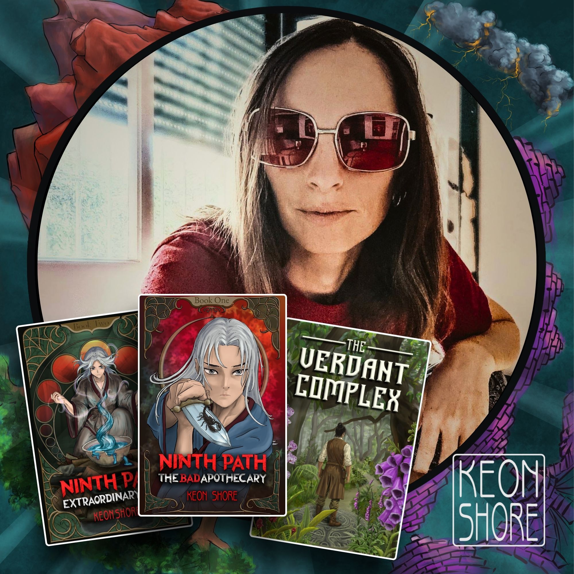 Keon Shore, author of the Ninth Path saga