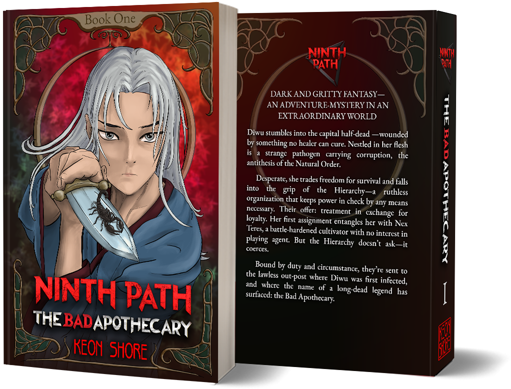 Book cover of The Bad Apothecary by Keon Shore
